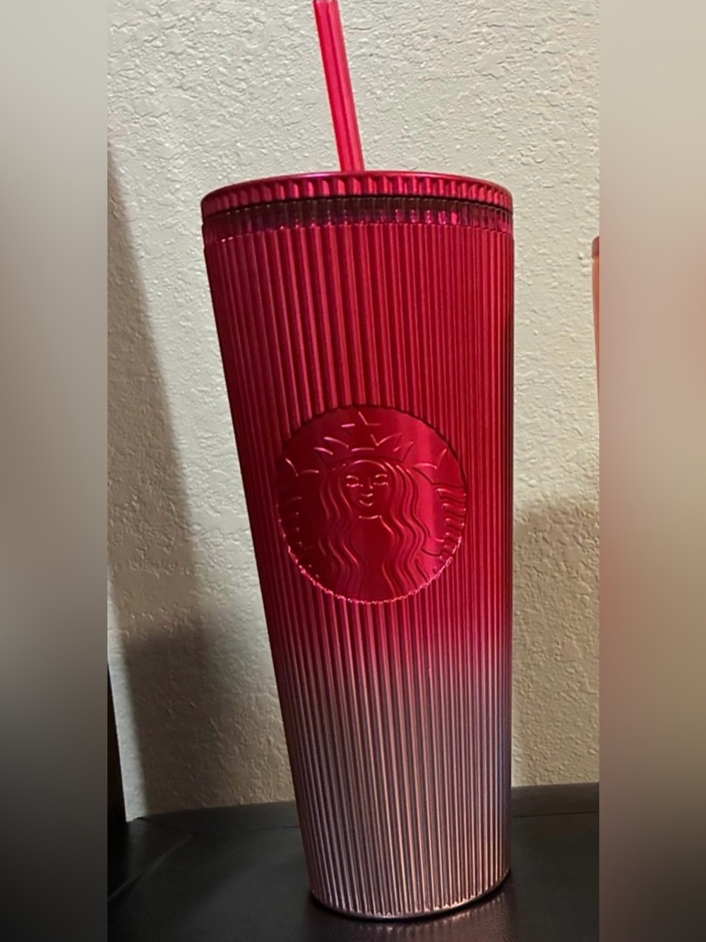 Brand new 24 ounce Starbucks, Tumblr with straw